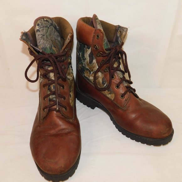Black Rock Thinsulate Thermal Insulation Camo Work Hunting Lace Up Boots Size 12 - Picture 2 of 11